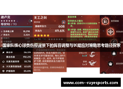 国家队核心球员伤停背景下的阵容调整与长期应对策略思考路径探索 国家队核心球员伤停背景下的阵容调整与长期应对策略思考路径探索